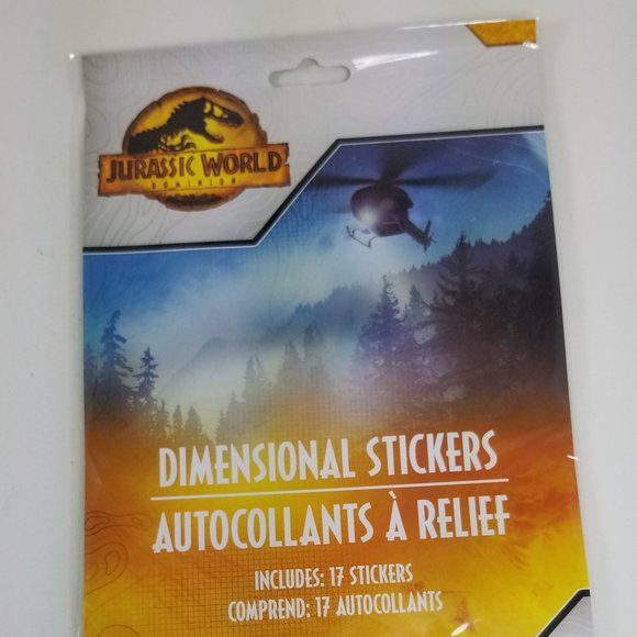 Jurassic world dimensional Stickers 3D - Picture 3 of 8
